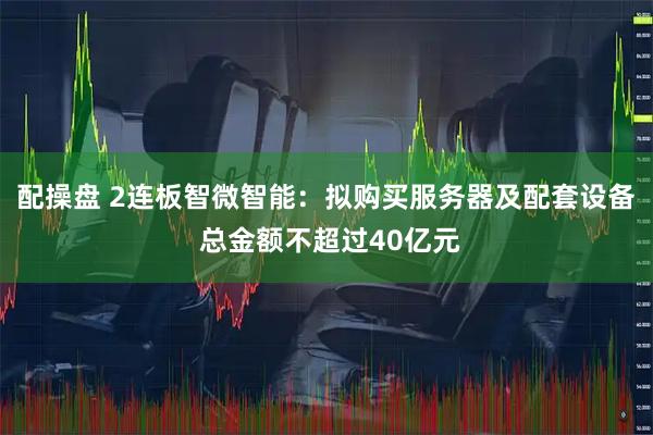 配操盘 2连板智微智能：拟购买服务器及配套设备 总金额不超过40亿元