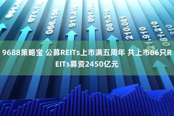 9688策略宝 公募REITs上市满五周年 共上市86只REITs募资2450亿元